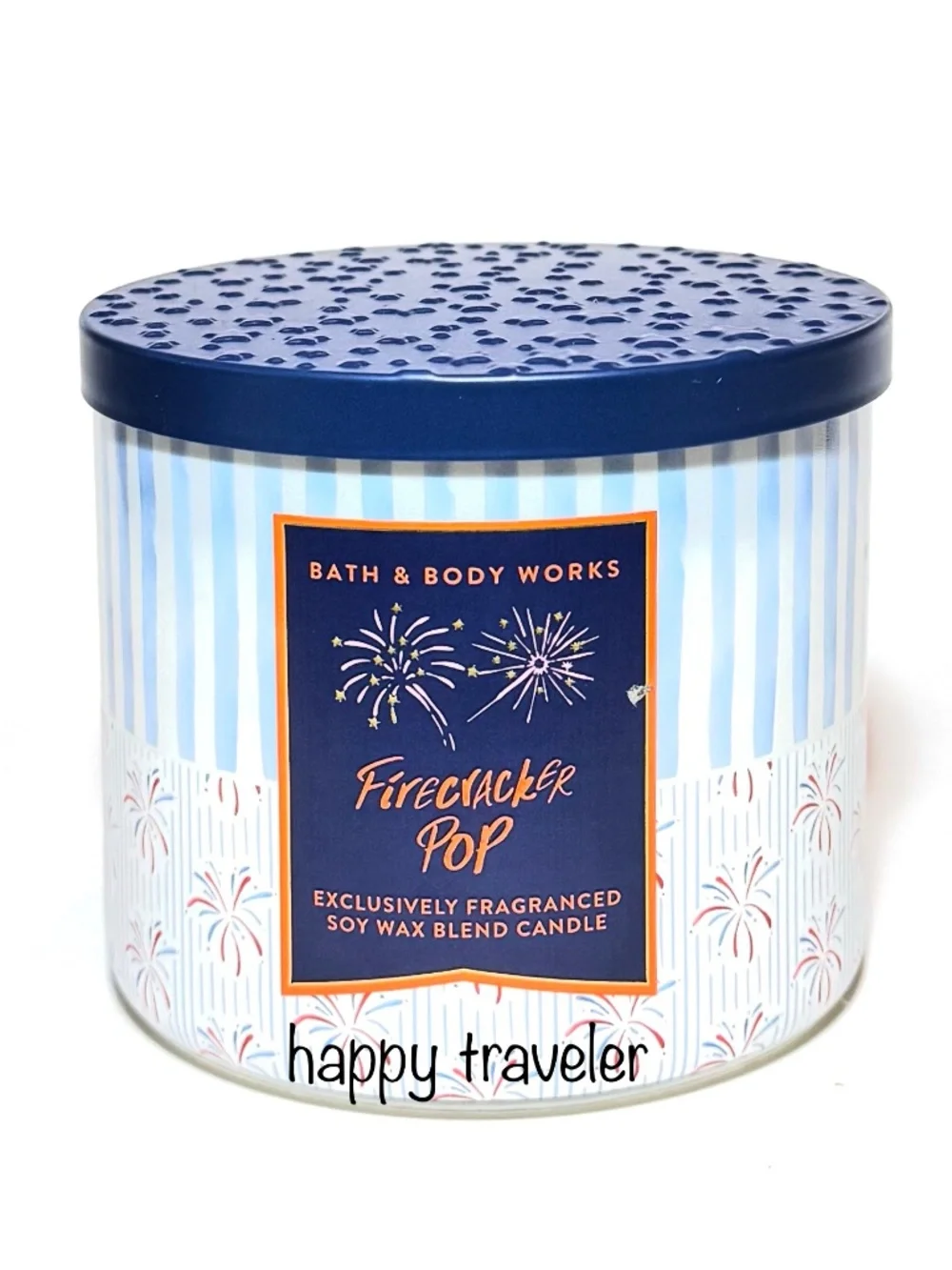 FIRECRACKER POP 3 Wick Candle - Picture 1 of 3